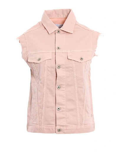 Dondup Women's Pink Cotton Vest