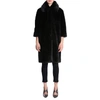 AINEA AINEA WOMEN'S BLACK ACRYLIC COAT,F8F238B1 42