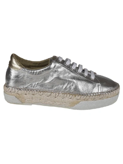 Espadrilles Sneakers In Silver