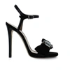 MARC ELLIS MARC ELLIS WOMEN'S BLACK LEATHER SANDALS,MA3022BLACK 36