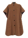 BURBERRY BURBERRY WOMEN'S BROWN WOOL COAT,8009862 M