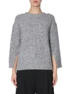 MICHAEL MICHAEL KORS MICHAEL KORS WOMEN'S GREY WOOL SWEATER,MF86NR4A7V027 M