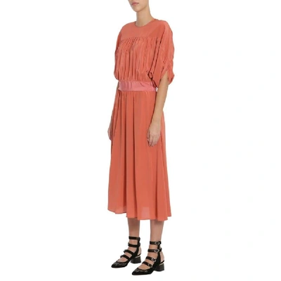 Red Valentino Women's Orange Silk Dress