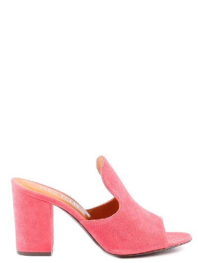 Paris Texas Women's Pink Suede Sandals