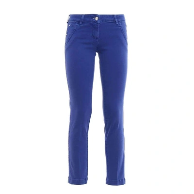 Jacob Cohen Women's Blue Cotton Pants