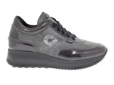 Ruco Line Women's Grey Suede Sneakers