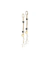 REBECCA REBECCA WOMEN'S GOLD METAL EARRINGS,SLCOOB02 UNI