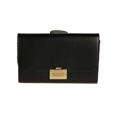 Victoria Beckham Women's Black Faux Leather Pouch