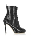 DSQUARED2 DSQUARED2 WOMEN'S BLACK LEATHER ANKLE BOOTS,W17J2080152124 38