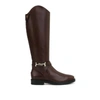 TOD'S TOD'S WOMEN'S BROWN LEATHER BOOTS,XXW0ZP0W361NB5S611 38