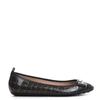 TOD'S TOD'S WOMEN'S GREY PATENT LEATHER FLATS,XXW0YH0Q900E9F221D 36
