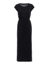 WOOLRICH WOOLRICH WOMEN'S BLACK COTTON DRESS,WWABI0381100 XL