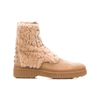 TOD'S TOD'S WOMEN'S BEIGE SUEDE ANKLE BOOTS,XXW39A0AN60K70S812 36