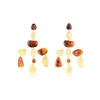 CULT GAIA CULT GAIA WOMEN'S BROWN ACRYLIC EARRINGS,30021ACTORTOISE UNI