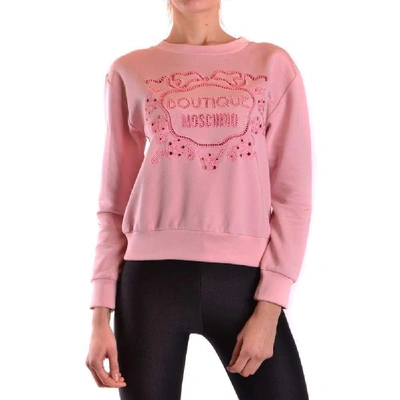 Boutique Moschino Women's Pink Viscose Sweatshirt