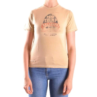 Belstaff Women's Beige Cotton T-shirt