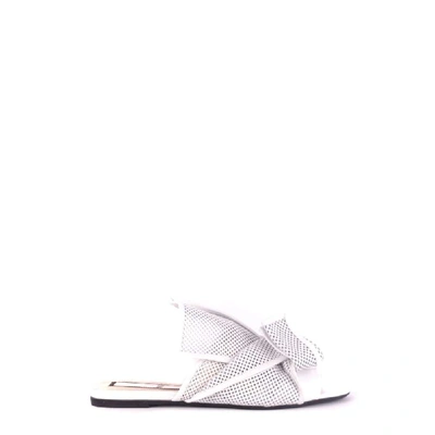 N°21 Women's White Leather Sandals