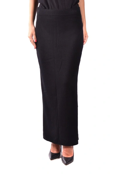 Fabiana Filippi Women's Black Wool Skirt