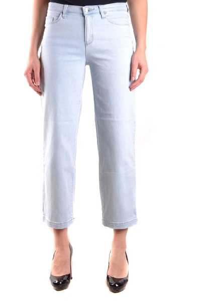 Armani Jeans Women's Light Blue Cotton Jeans