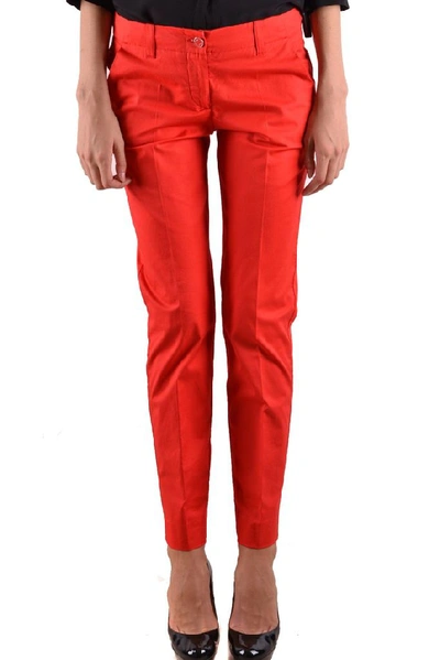 Armani Jeans Women's Red Cotton Jeans