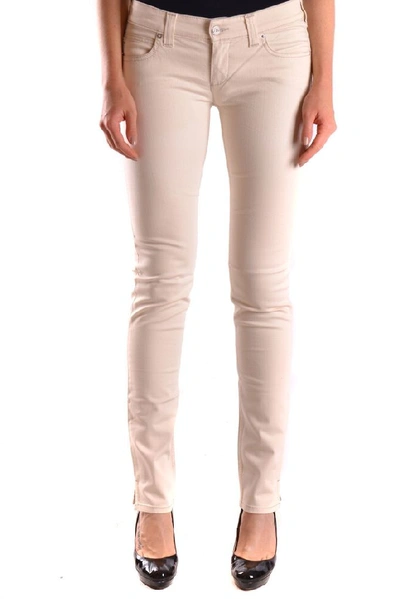 Armani Jeans Women's Beige Cotton Jeans