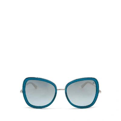 Etnia Barcelona Women's Blue Acetate Sunglasses