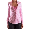 FRANKIE MORELLO FRANKIE MORELLO WOMEN'S PINK COTTON SHIRT,MCBI20314 40