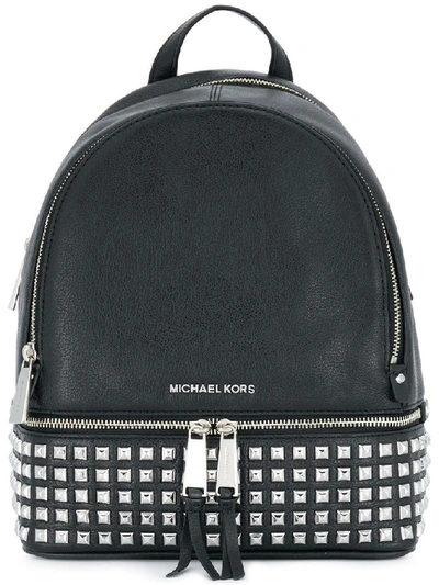 Michael Michael Kors Michael Kors Women's Black Leather Backpack