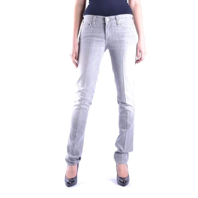 7 For All Mankind Women's Grey Cotton Jeans