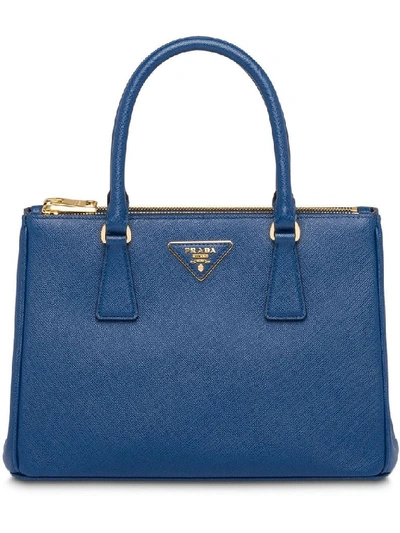 Prada Women's Blue Leather Handbag