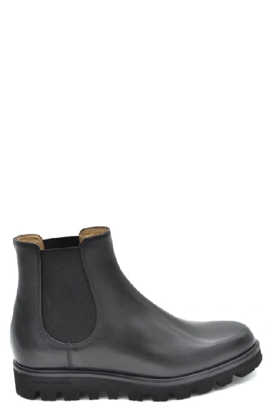 Fratelli Rossetti Women's Black Leather Ankle Boots