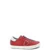 PHILIPPE MODEL PHILIPPE MODEL WOMEN'S RED LEATHER SNEAKERS,MCBI37225 36