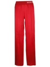 MONCLER MONCLER WOMEN'S RED ACETATE PANTS,1650000C000645B 40
