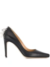 DSQUARED2 DSQUARED2 WOMEN'S BLACK LEATHER PUMPS,PPW0032046015672124 36