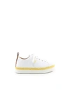 SEE BY CHLOÉ SEE BY CHLOÉ WOMEN'S WHITE LEATHER SNEAKERS,SB32210A09221101 39