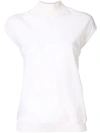 ANTEPRIMA ANTEPRIMA ROLL NECK VEST - WHITE