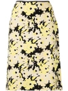 ANTEPRIMA ANTEPRIMA SUNFLOWER PRINT STRAIGHT SKIRT - MULTICOLOUR