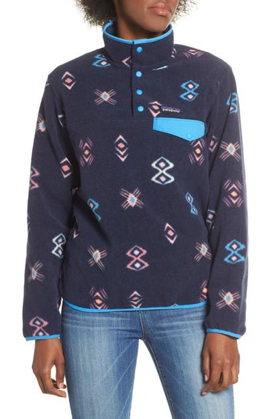 Patagonia Synchilla Snap-t In Space Spirits/new Navy