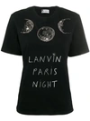 LANVIN PARIS NIGHT PRINT T-SHIRT