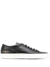 Common Projects Tournament Low Super Leather Sneakers In Black