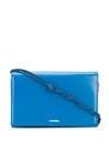 JIL SANDER FOLDOVER CROSSBODY BAG