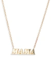 ARIEL GORDON JEWELRY MAMA NAME IT NECKLACE,N430