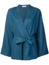 Rodebjer Cherry Kimono Jacket In Blue
