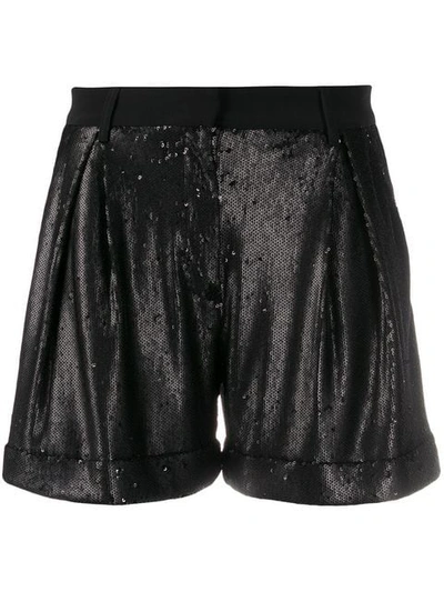 L'autre Chose High Rise Short Shorts - 黑色 In Black
