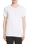 Atm Anthony Thomas Melillo Slub Jersey Crewneck T-shirt In White