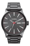 NIXON SENTRY BRACELET WATCH, 42MM,A356131