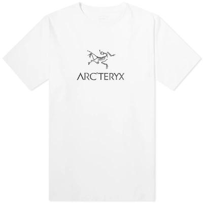 Arc'teryx Arc'word Short Sleeve Logo T-shirt In White