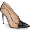 GIANVITO ROSSI CLEAR SIDED PUMP,G25022-15RIC-VPX
