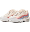 Nike Air Max 95 Qs The Plant Color Collection Sneaker In Crimson Tint/ Coral-blue