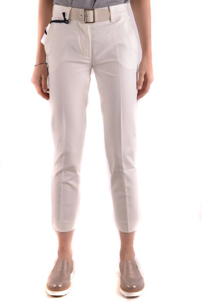 Moncler Trousers In White